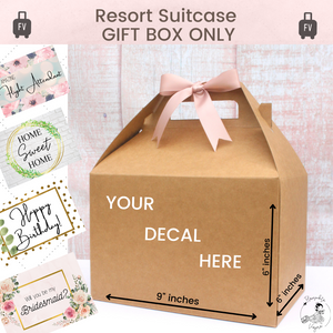 Resort Suitcase Gift Box