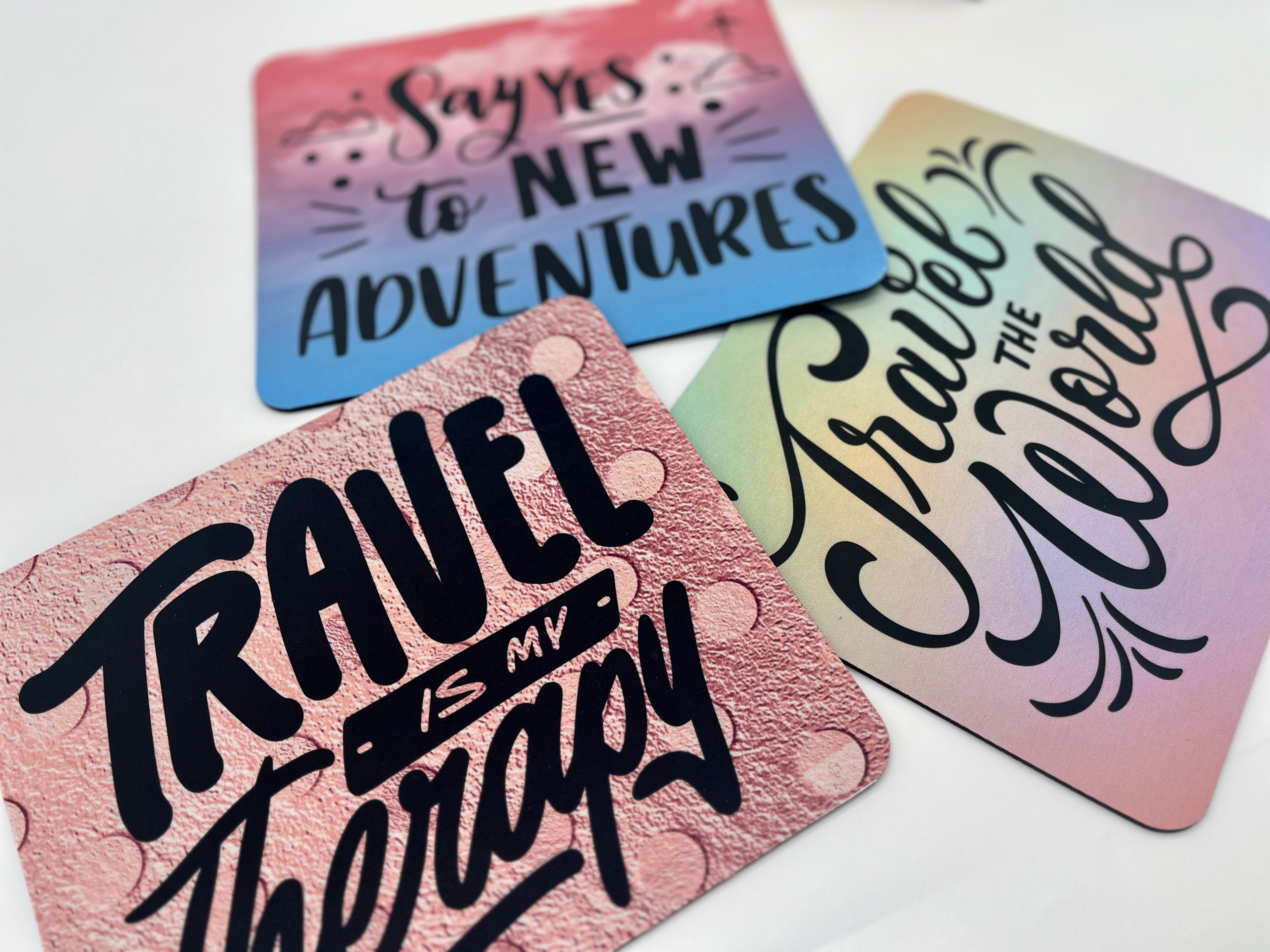 TRAVEL MOUSE PADS