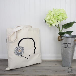 Organic Cotton Tote Bag - Strong Woman