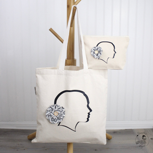 Organic Cotton Tote Bag - Strong Woman