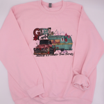 Load image into Gallery viewer, VINTAGE &quot;GIRL CAMP&quot; PINK CREWNECK SWEATSHIRT
