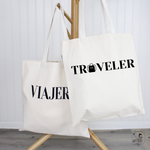 Load image into Gallery viewer, Organic Cotton Tote Bag - Traveler
